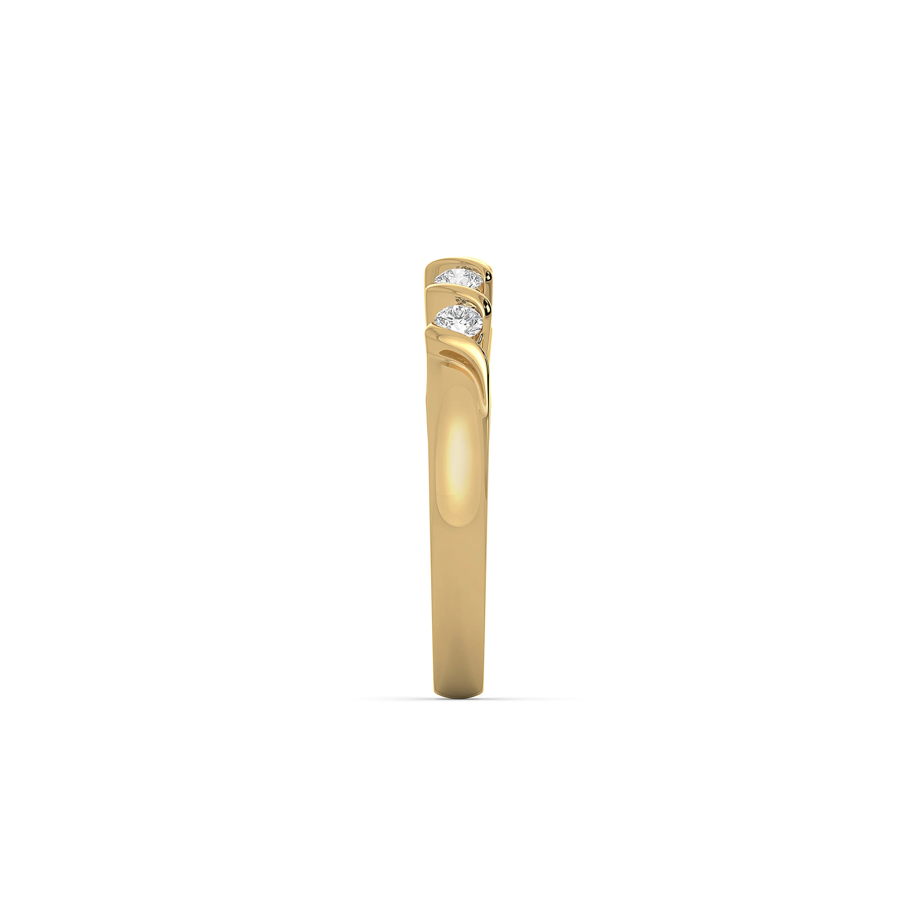Twisted Band Ring with 0.29 CT.T.W. Round Diamonds For Her