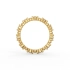 Solid Gold Stacked Ring with Natural Diamonds