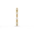 Solid Gold Stacked Ring with Natural Diamonds