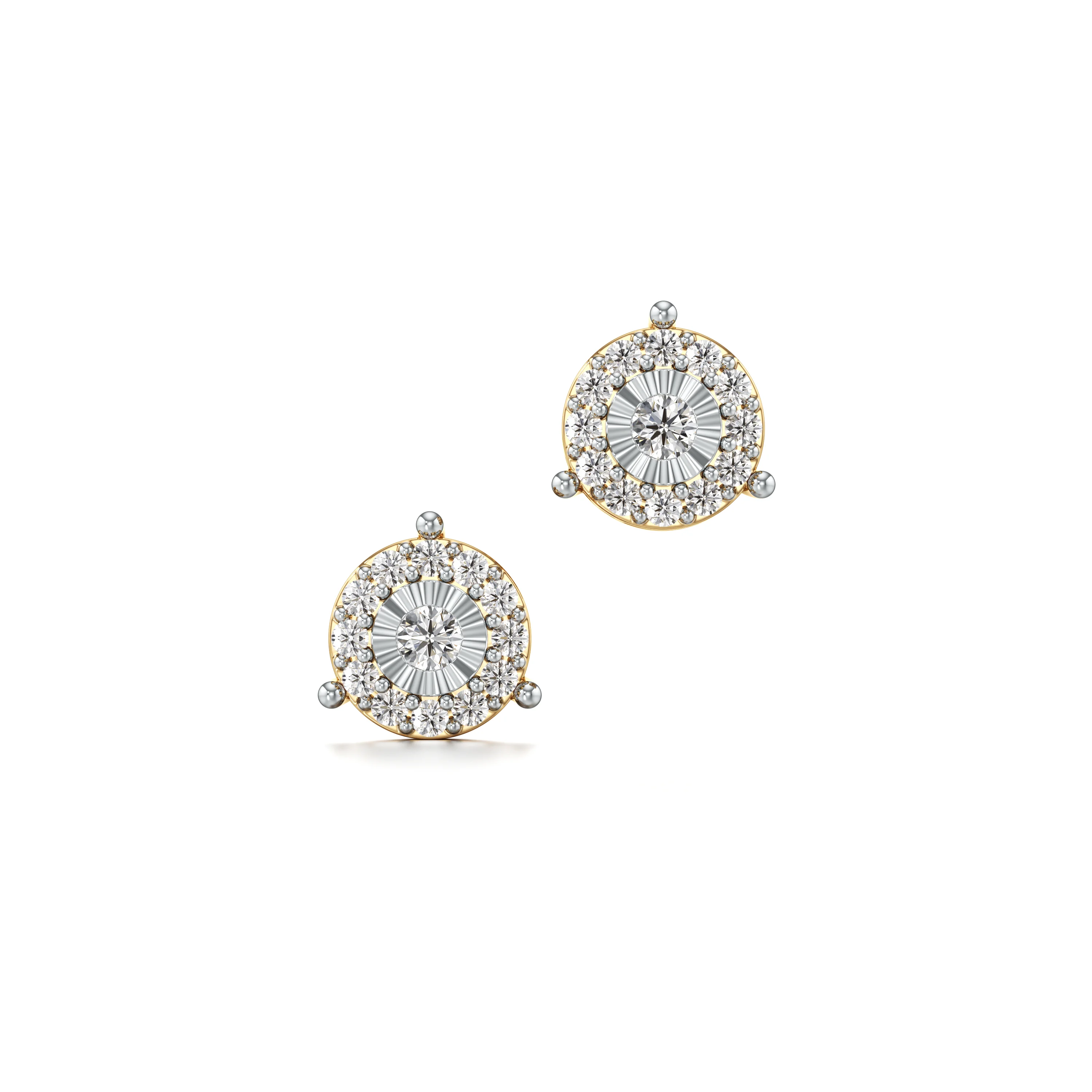 Blingy Galaxy 0.65CT.T.W Diamond stud Earrings