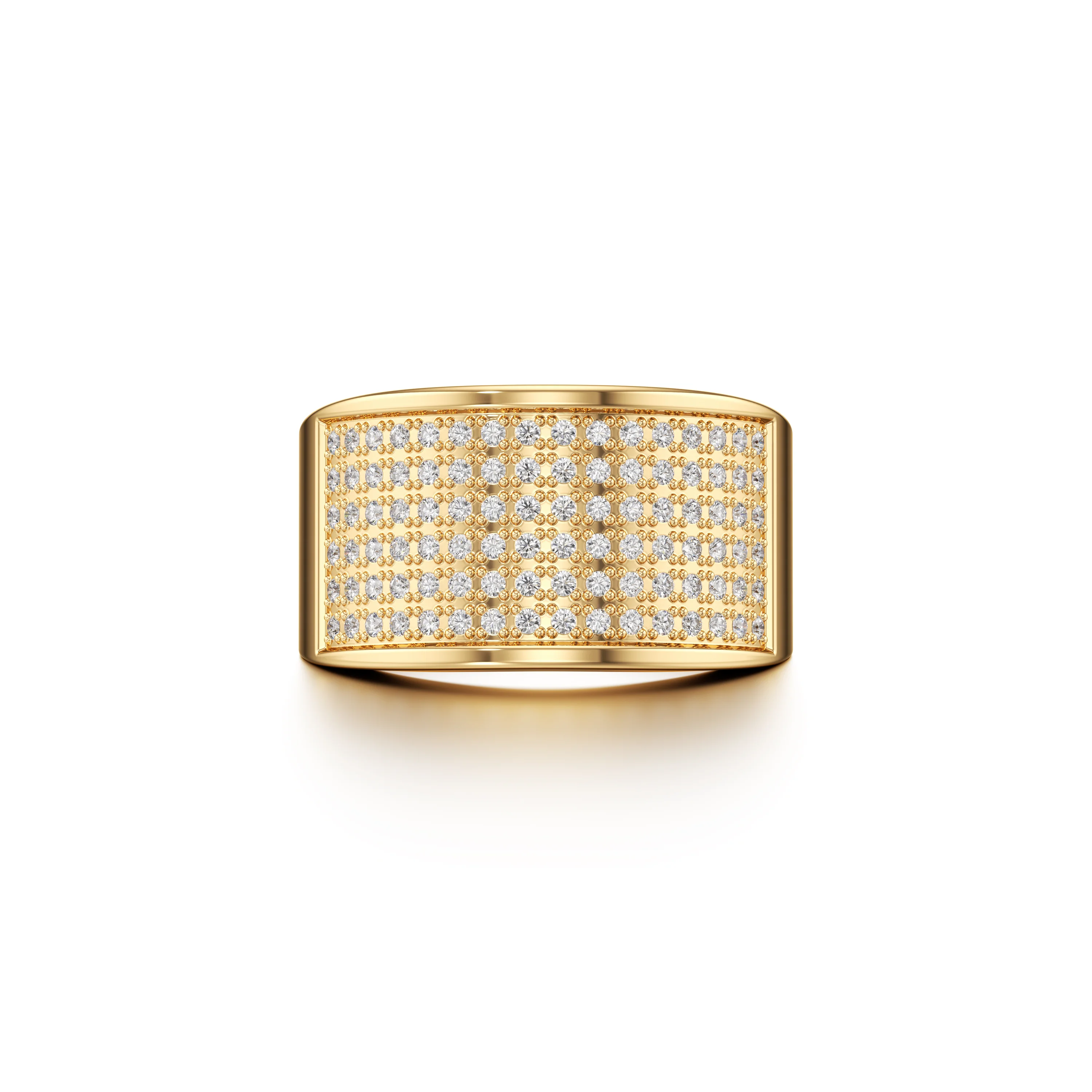 HipHop Ring with 0.48 CT.T.W. Round Diamond