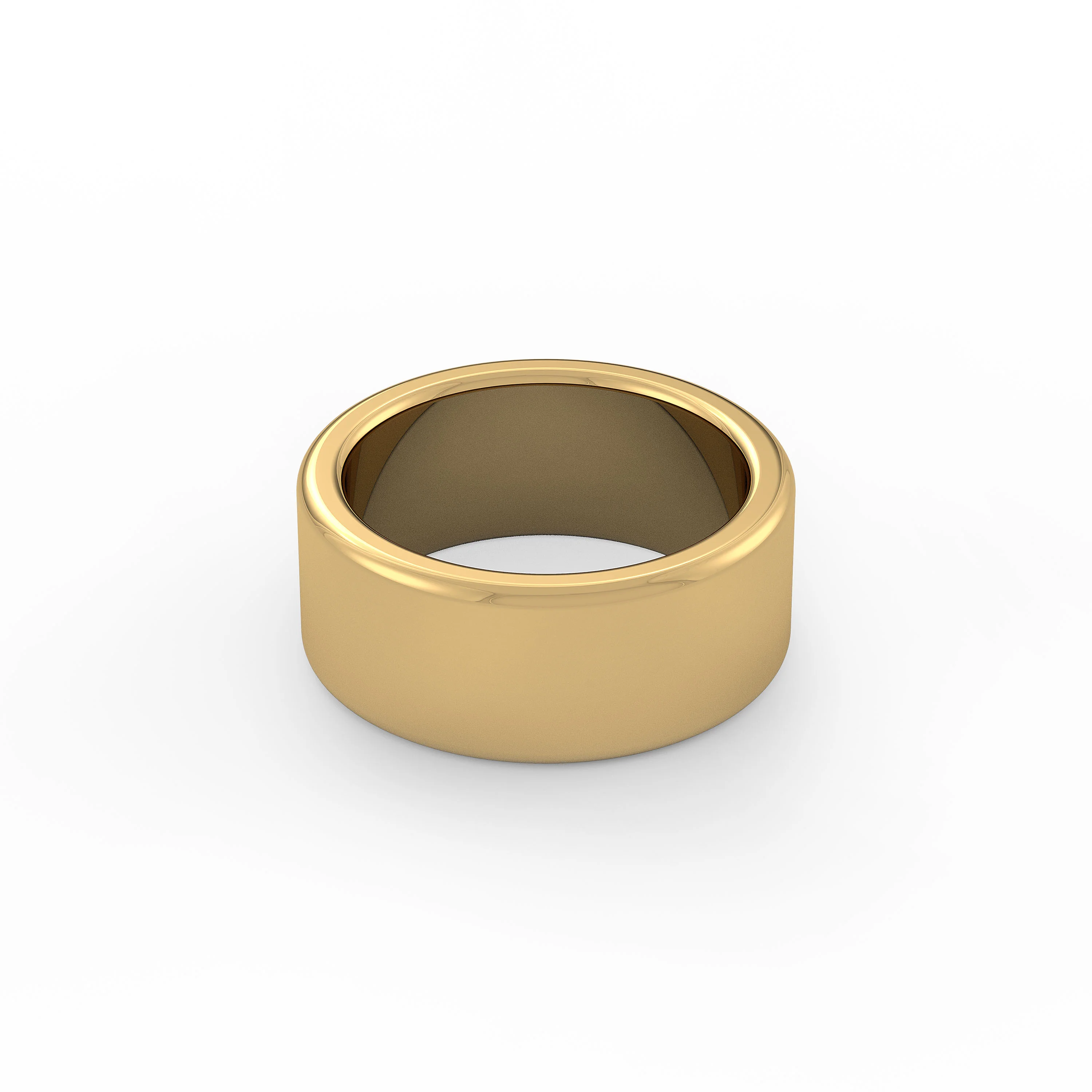 8 MM Plain Gold Wedding Ring