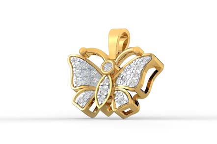 Round Diamond Pendant For Her