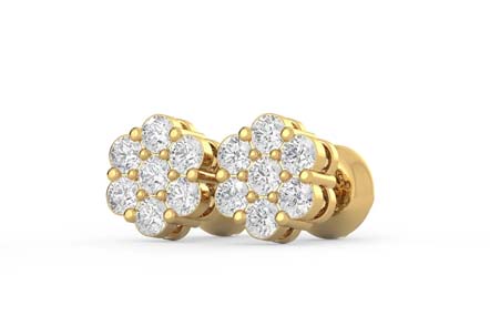 Netcarat's Solitaire Earring Collection