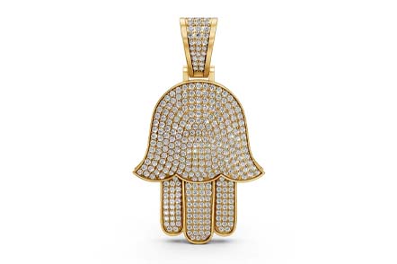 Spiritual Hamsa Hand Pendant